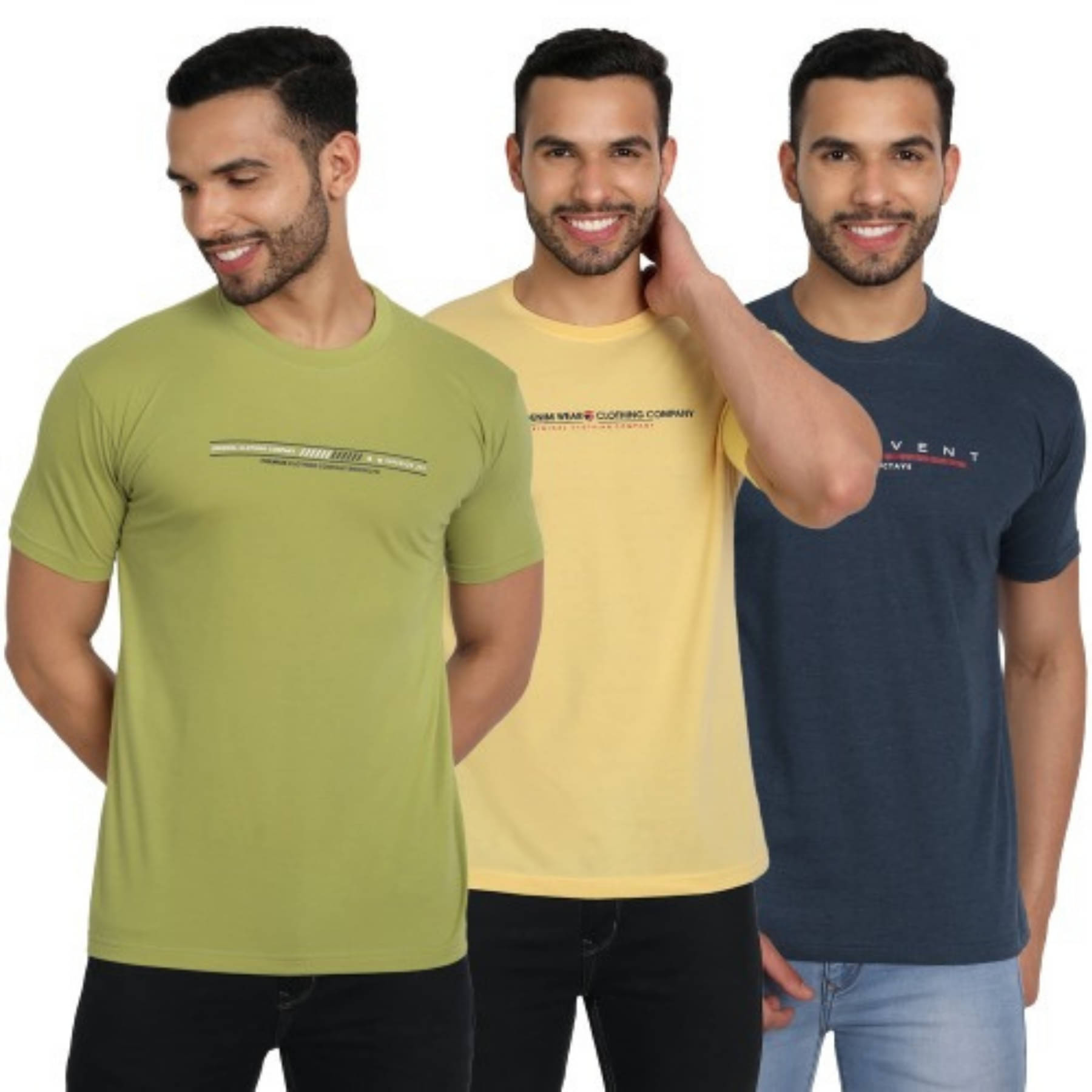     			ZEFFORA Men Cotton Blend Regular Fit Printed T-Shirt ( Multicolor4 )