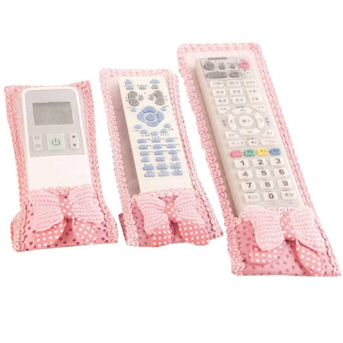     			primiyara Set of 3 Others Peach Remote Control Cover
