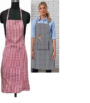 trendy Rabbit Cotton Printed Kitchen Apron with 1 Center Pocket ( Pack of 2 ) trendy Rabbit Cotton Printed Kitchen Apron with 1 Center Pocket ( Pack of 2 )