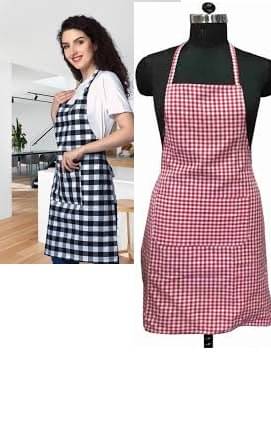     			trendy Rabbit Cotton Printed Kitchen Apron with 1 Center Pocket ( Pack of 2 )