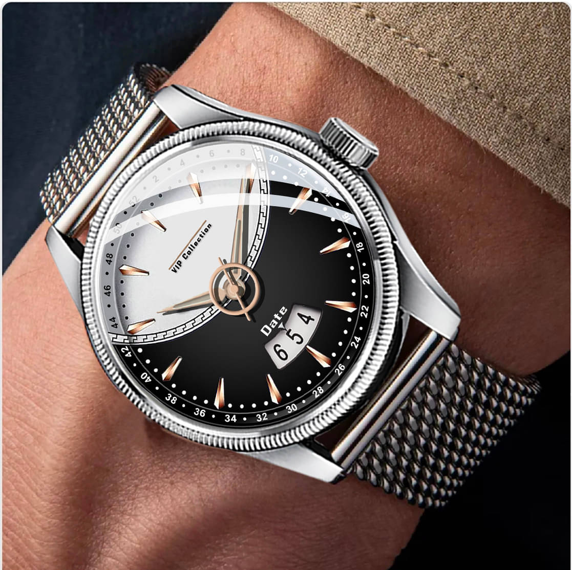     			DoubleRun Silver Stainless Steel Analog Men's Watch
