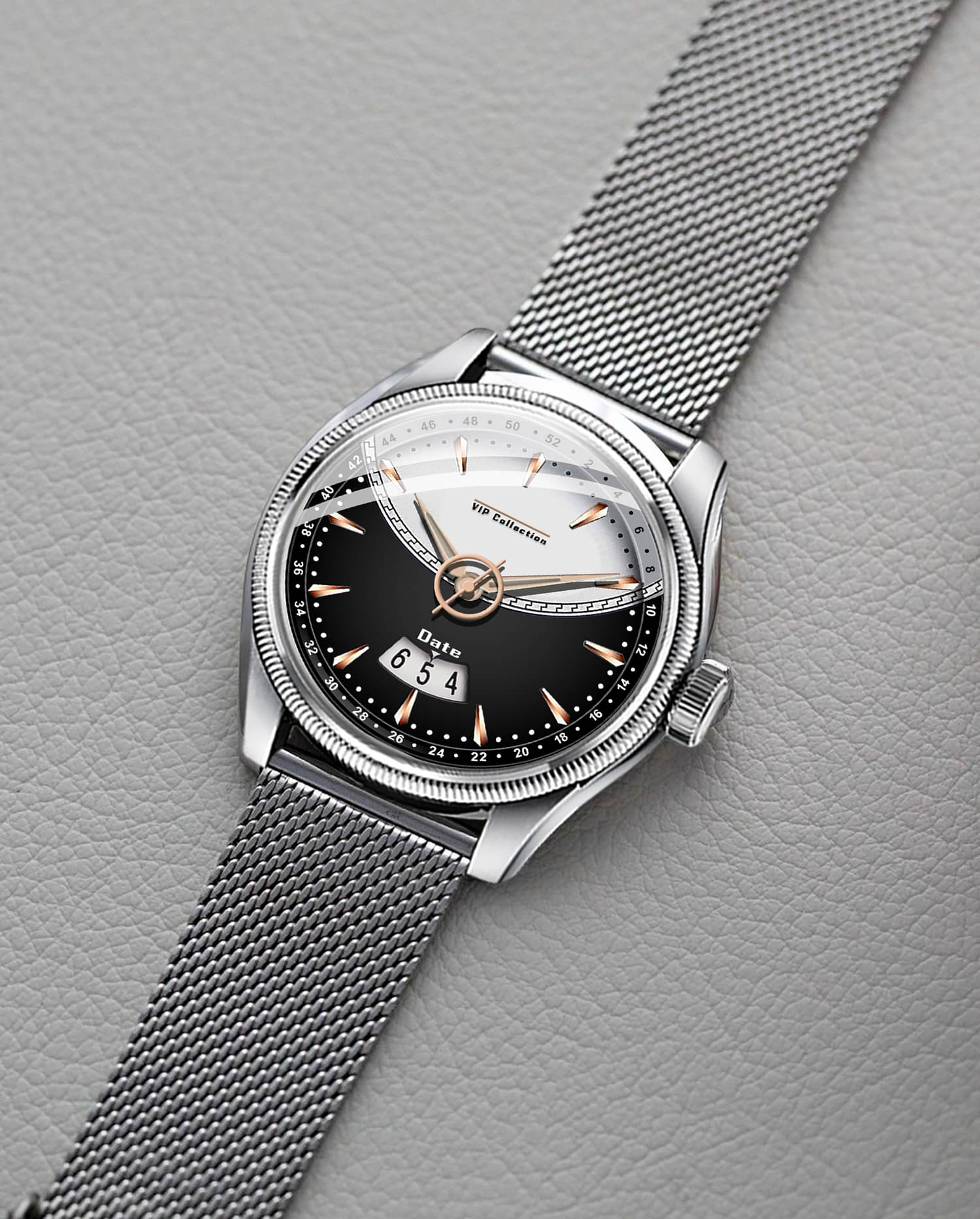     			DoubleRun Silver Stainless Steel Analog Men's Watch