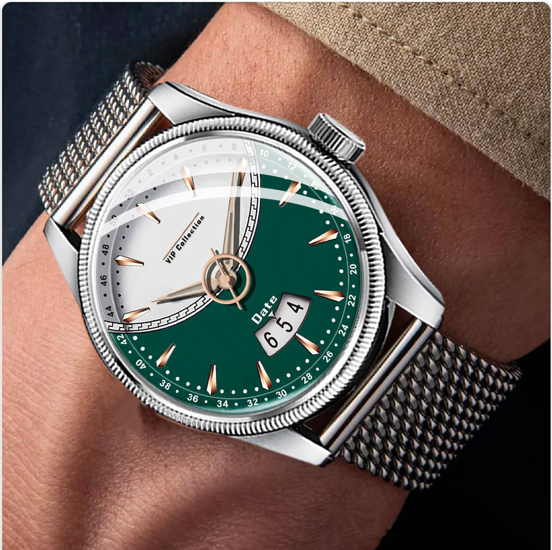     			DoubleRun Silver Stainless Steel Analog Men's Watch