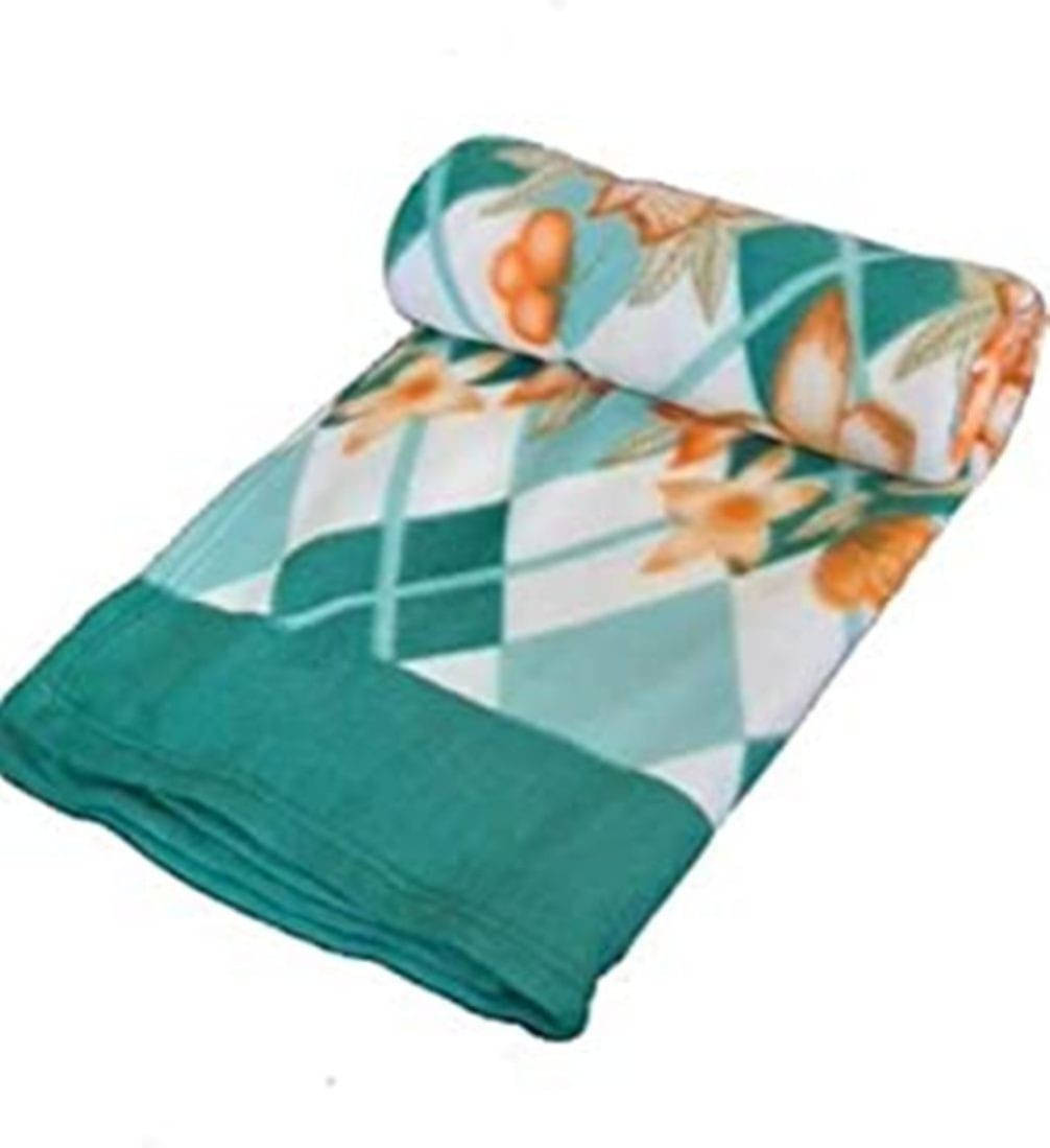     			KHUSHRIT Fleece Solid Single Bed Blanket ( 210 cm x 150 cm ) - Multi ( Pack of 1 )