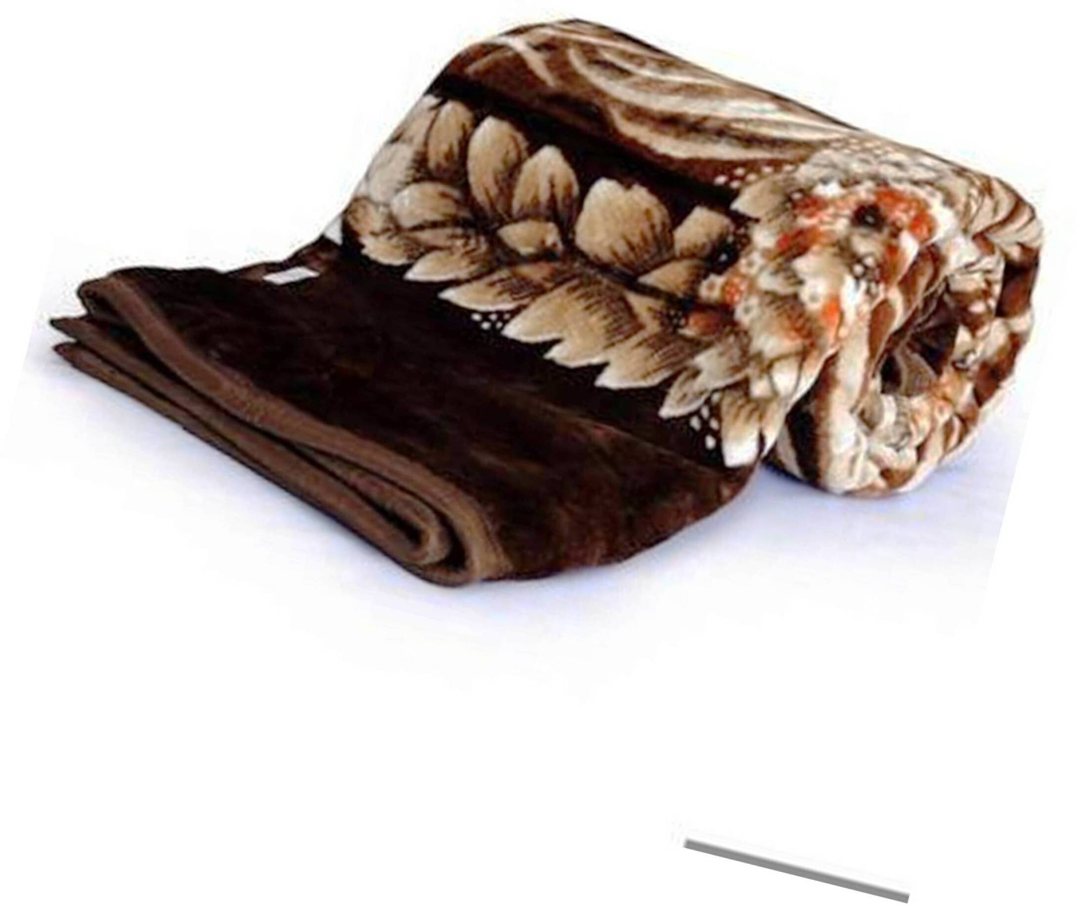     			KHUSHRIT Mink Solid Double Bed Blanket ( 240 cm x 220 cm ) - Multi ( Pack of 1 )