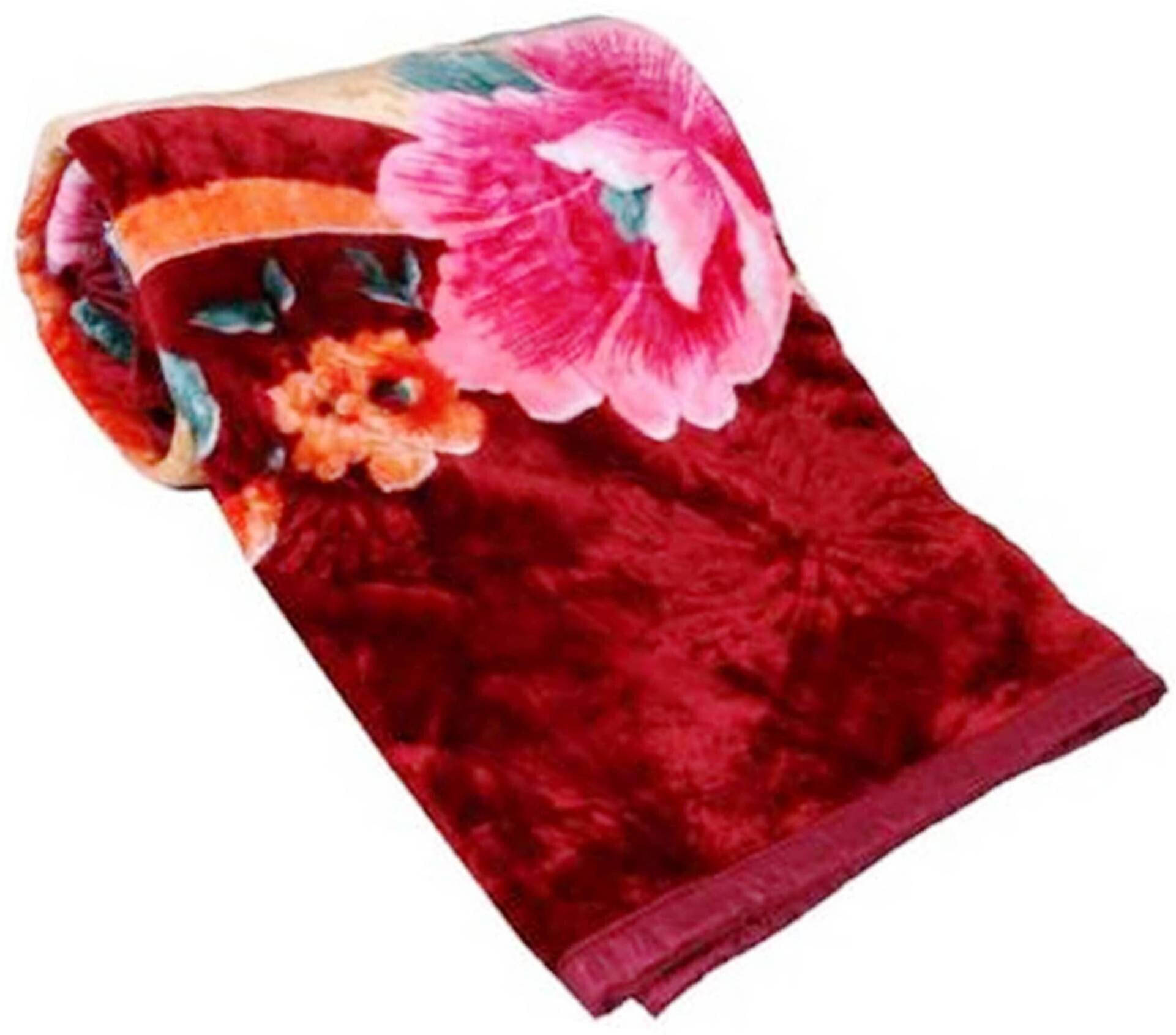 KHUSHRIT Mink Solid Double Bed Blanket ( 240 cm x 220 cm ) - Multi ( Pack of 1 ) KHUSHRIT Mink Solid Double Bed Blanket ( 240 cm x 220 cm ) - Multi ( Pack of 1 )