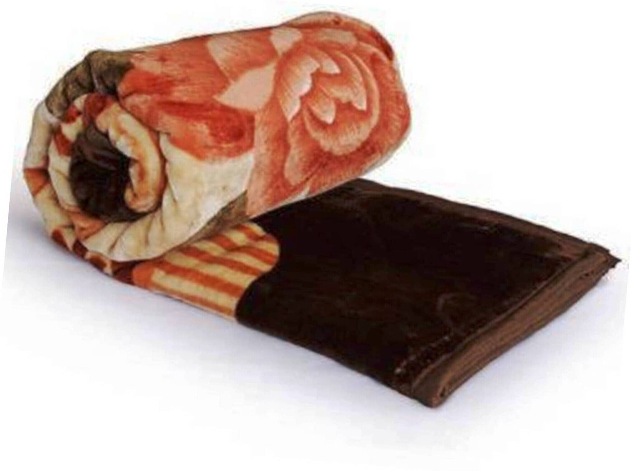     			KHUSHRIT Mink Solid Double Bed Blanket ( 240 cm x 220 cm ) - Multi ( Pack of 1 )