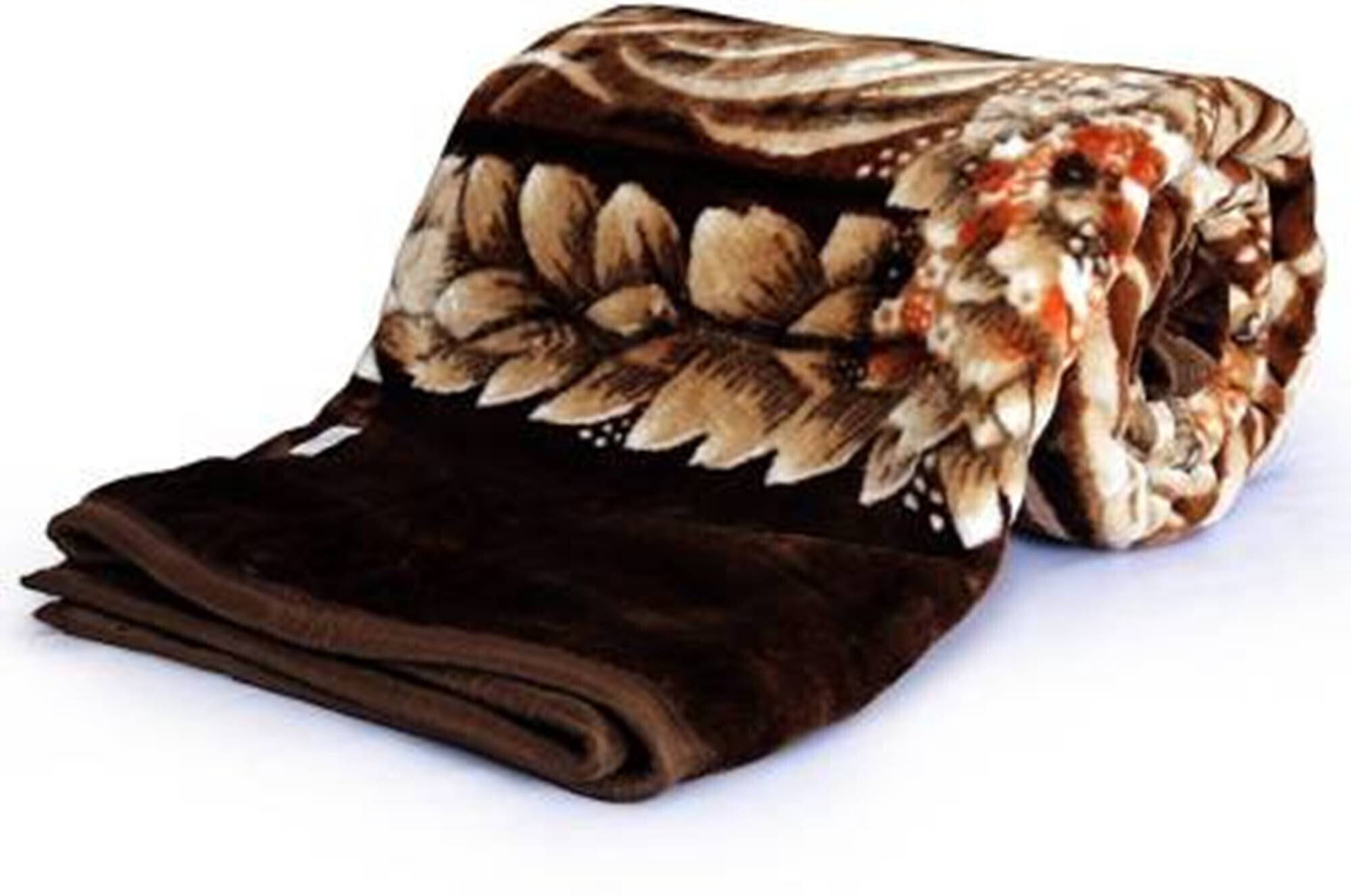     			KHUSHRIT Mink Solid Double Bed Blanket ( 240 cm x 220 cm ) - Multi ( Pack of 1 )