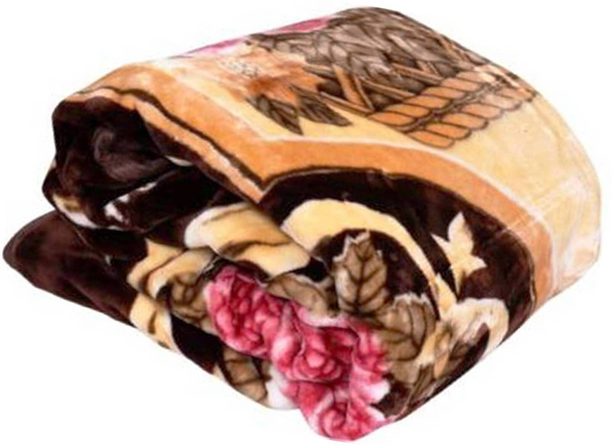     			KHUSHRIT Mink Solid Double Bed Blanket ( 240 cm x 220 cm ) - Multi ( Pack of 1 )