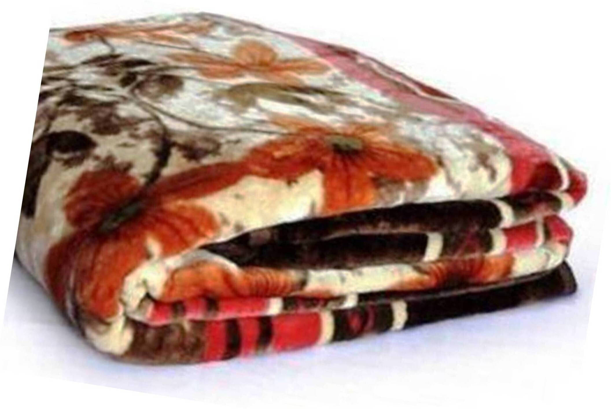     			KHUSHRIT Mink Solid Double Bed Blanket ( 240 cm x 220 cm ) - Multi ( Pack of 1 )