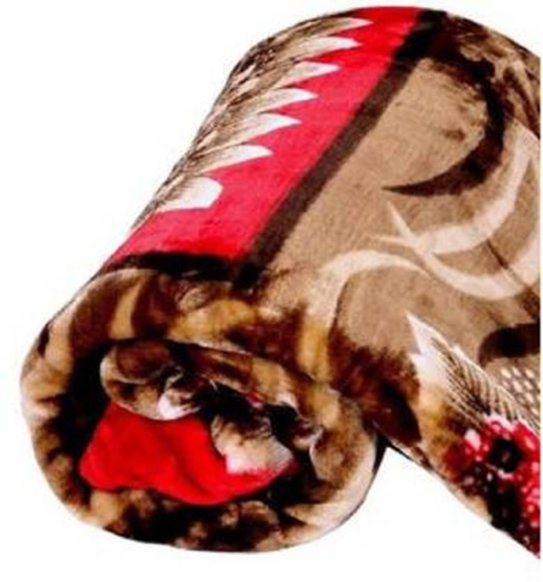    			KHUSHRIT Mink Solid Double Bed Blanket ( 240 cm x 220 cm ) - Multi ( Pack of 1 )