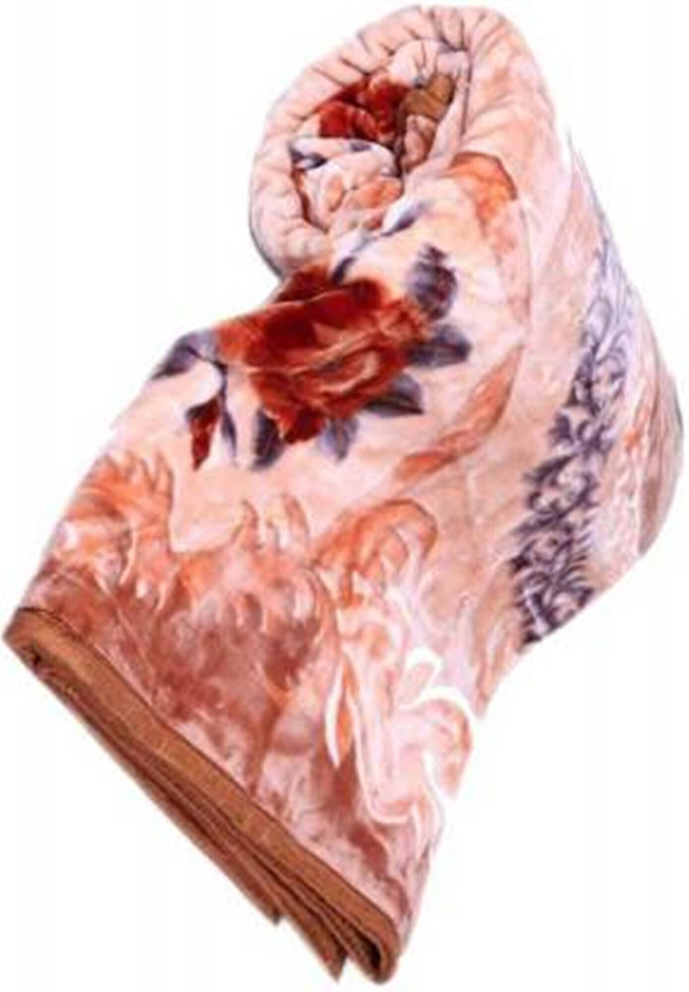     			KHUSHRIT Mink Solid Double Bed Blanket ( 240 cm x 220 cm ) - Multi ( Pack of 1 )
