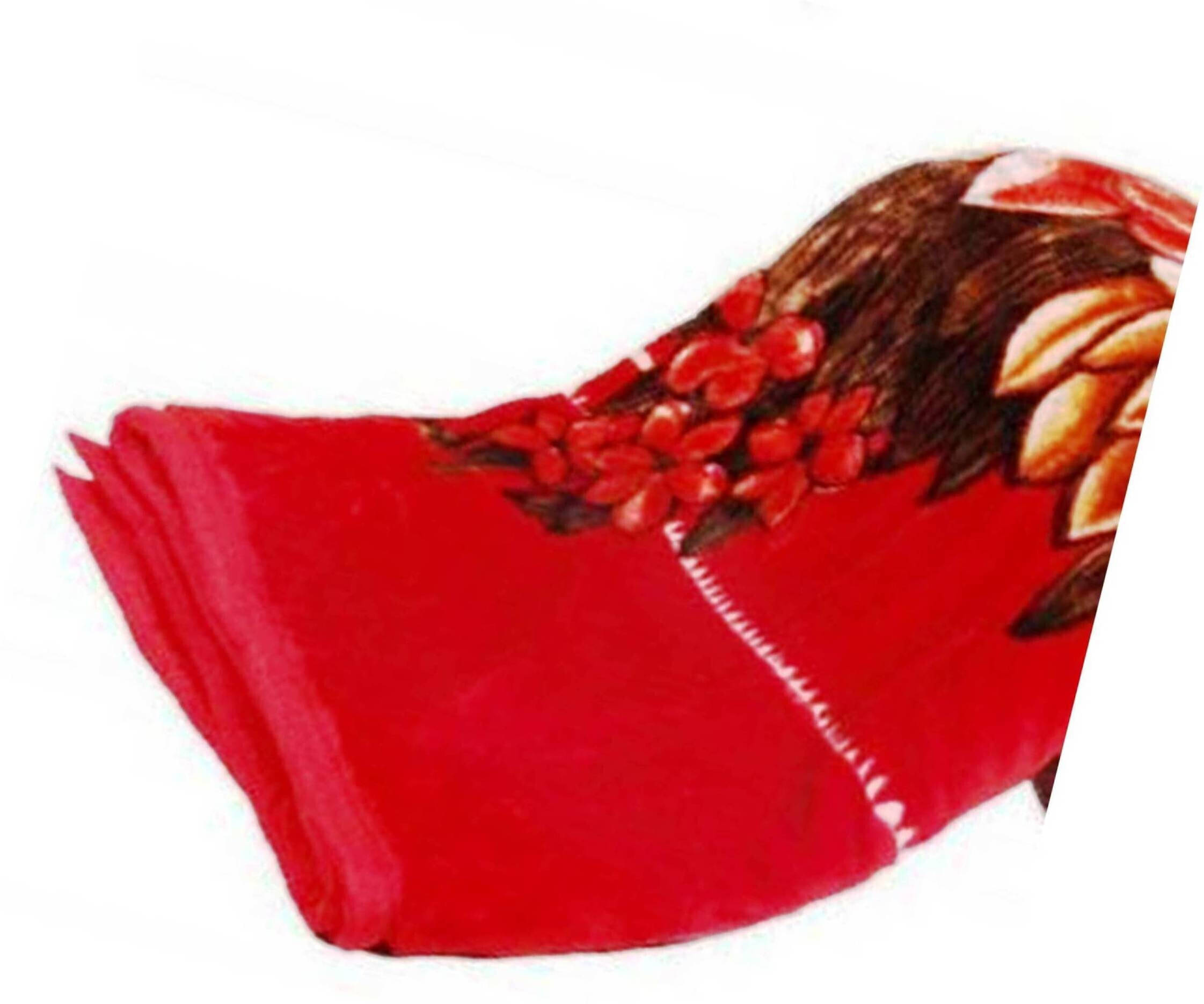     			KHUSHRIT Mink Solid Double Bed Blanket ( 240 cm x 220 cm ) - Multi ( Pack of 1 )