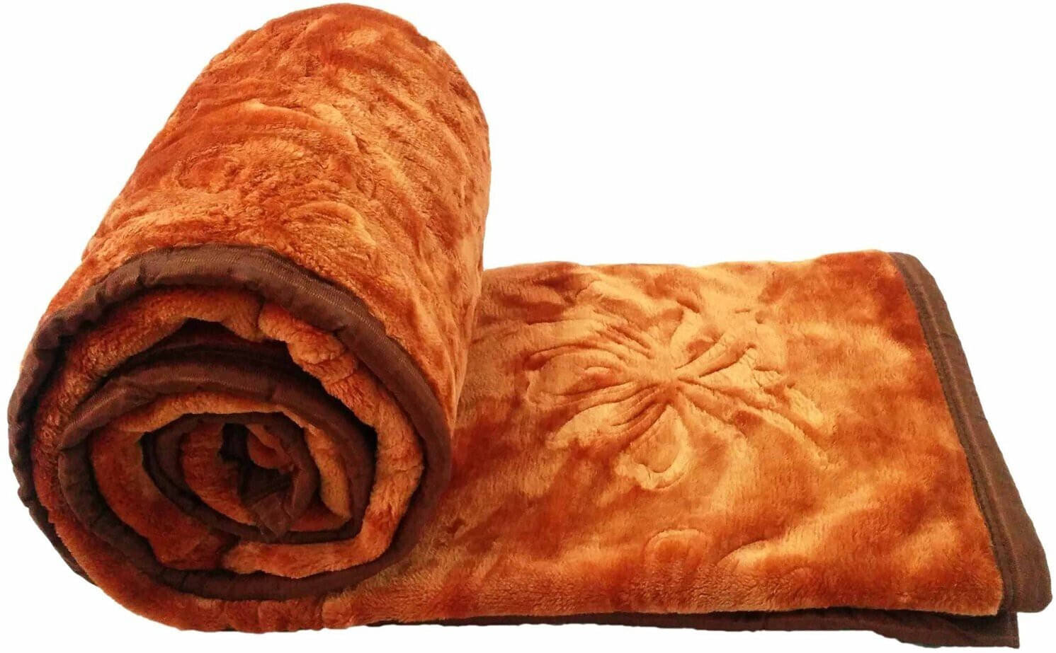     			KHUSHRIT Mink Solid Single Bed Blanket ( 210 cm x 150 cm ) - Brown ( Pack of 1 )