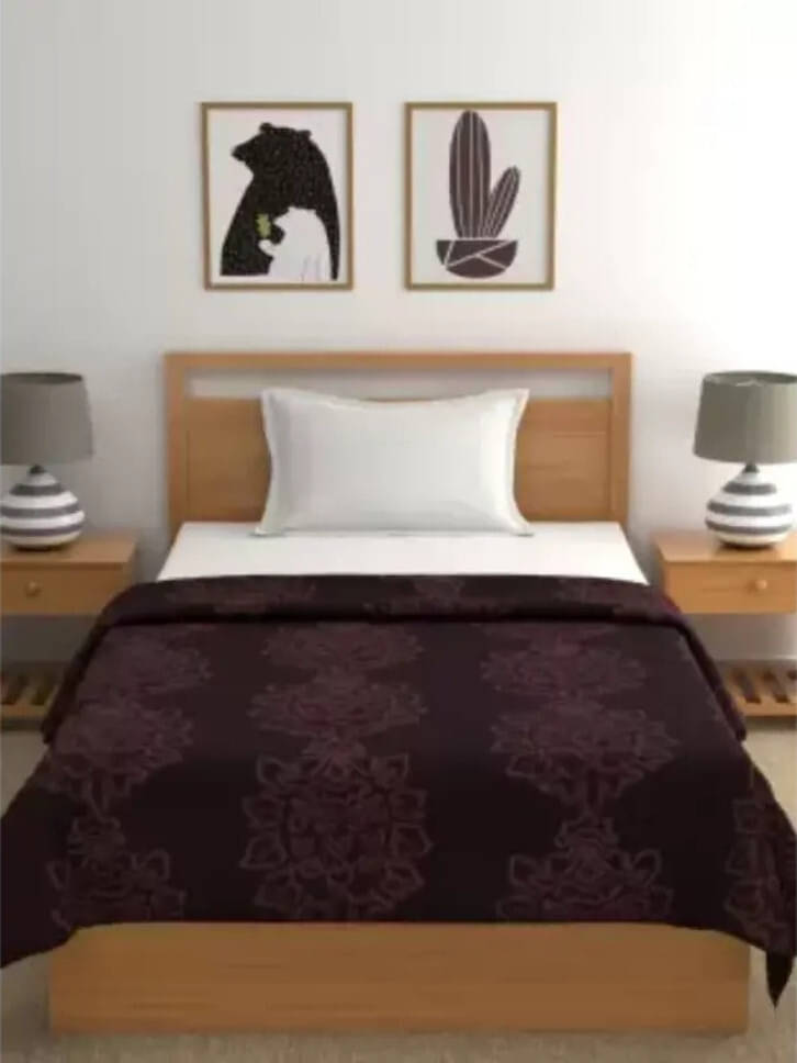 KHUSHRIT Mink Solid Single Bed Blanket ( 210 cm x 150 cm ) - Brown ( Pack of 1 ) KHUSHRIT Mink Solid Single Bed Blanket ( 210 cm x 150 cm ) - Brown ( Pack of 1 )