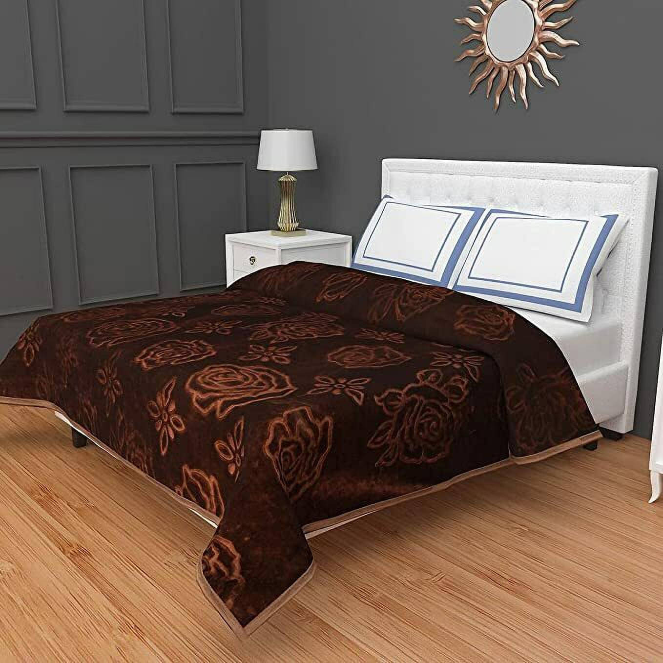 KHUSHRIT Mink Solid Single Bed Blanket ( 210 cm x 150 cm ) - Brown ( Pack of 1 ) KHUSHRIT Mink Solid Single Bed Blanket ( 210 cm x 150 cm ) - Brown ( Pack of 1 )