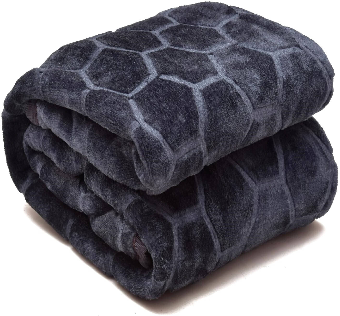     			KHUSHRIT Mink Solid Single Bed Blanket ( 220 cm x 150 cm ) - Grey ( Pack of 1 )