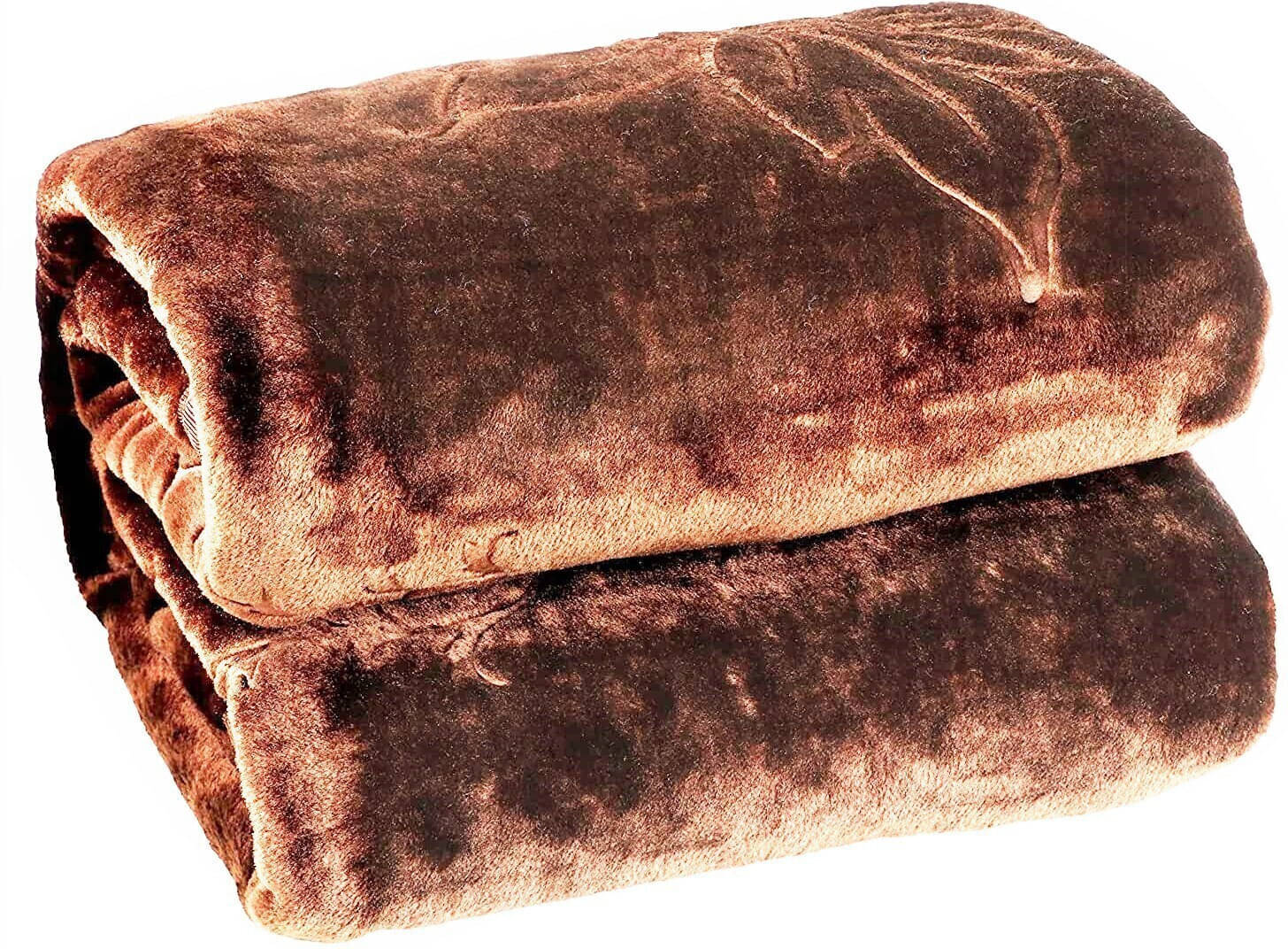     			KHUSHRIT Mink Solid Single Bed Blanket ( 210 cm x 150 cm ) - Brown ( Pack of 1 )
