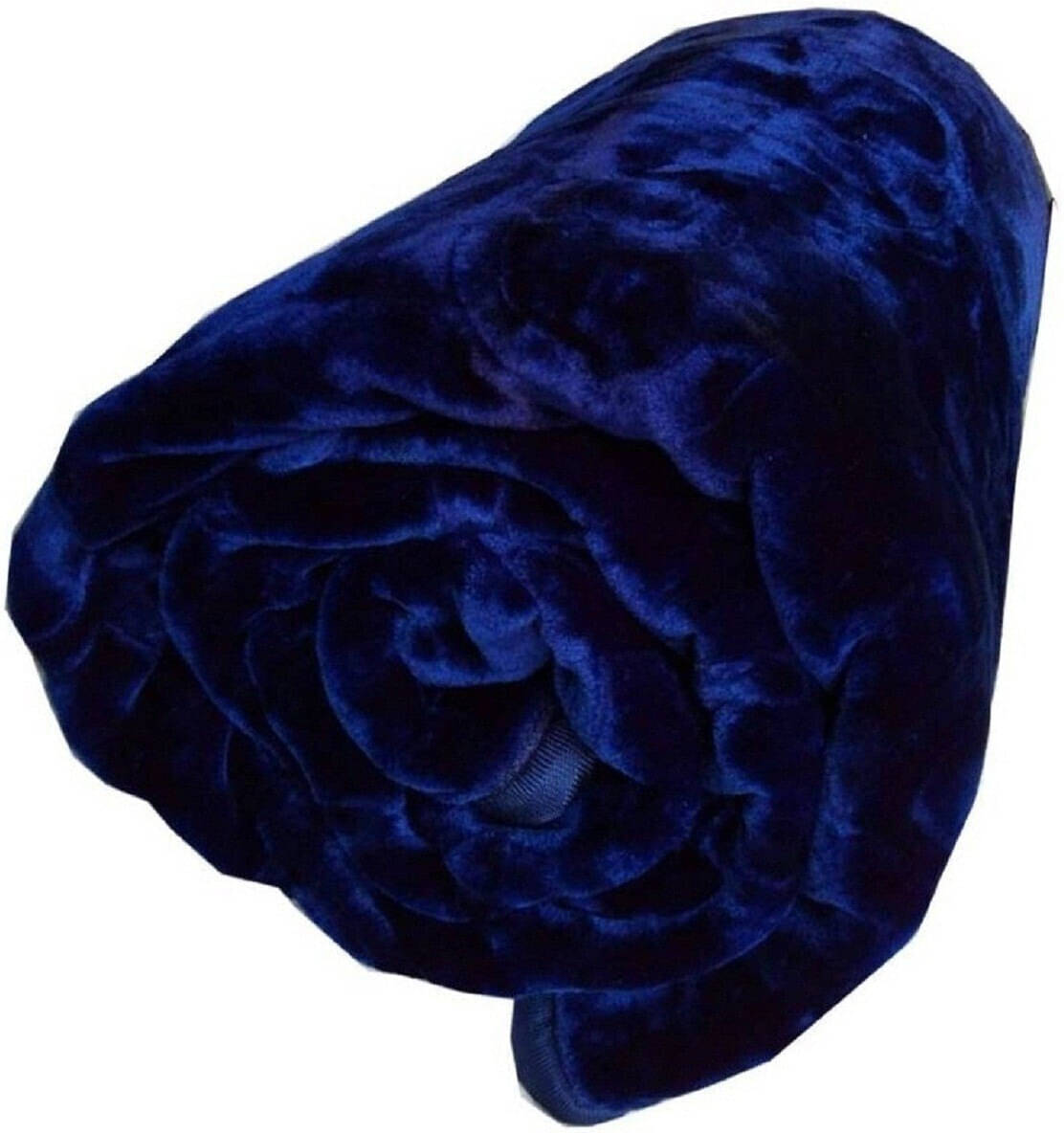     			KHUSHRIT Mink Solid Single Bed Blanket ( 210 cm x 150 cm ) - Blue ( Pack of 1 )
