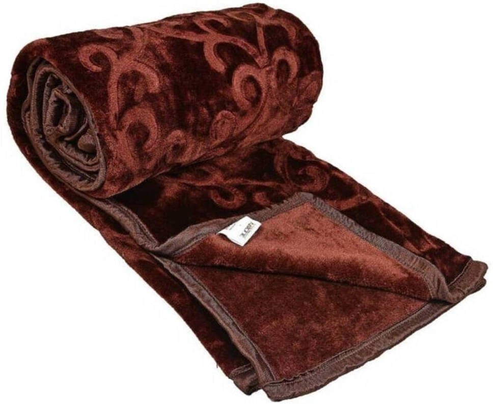 KHUSHRIT Mink Solid Single Bed Blanket ( 210 cm x 150 cm ) - Brown ( Pack of 1 ) KHUSHRIT Mink Solid Single Bed Blanket ( 210 cm x 150 cm ) - Brown ( Pack of 1 )