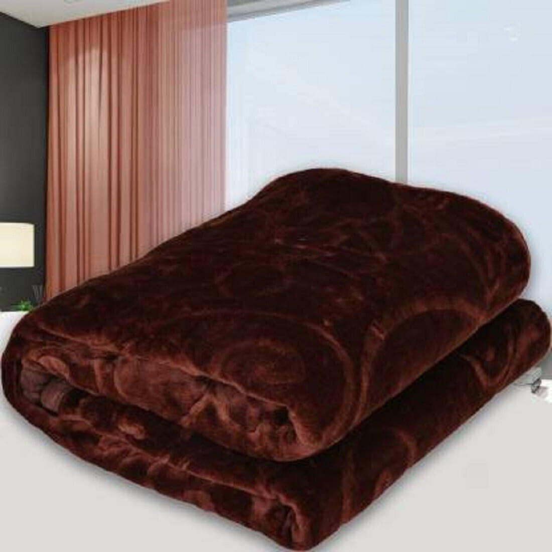 KHUSHRIT Mink Solid Single Bed Blanket ( 210 cm x 150 cm ) - Brown ( Pack of 1 ) KHUSHRIT Mink Solid Single Bed Blanket ( 210 cm x 150 cm ) - Brown ( Pack of 1 )