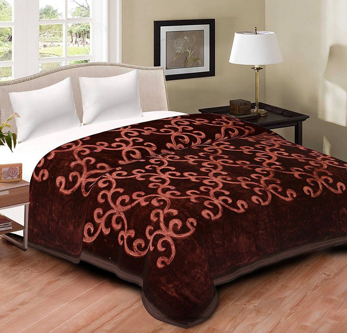 KHUSHRIT Mink Solid Single Bed Blanket ( 210 cm x 150 cm ) - Brown ( Pack of 1 ) KHUSHRIT Mink Solid Single Bed Blanket ( 210 cm x 150 cm ) - Brown ( Pack of 1 )