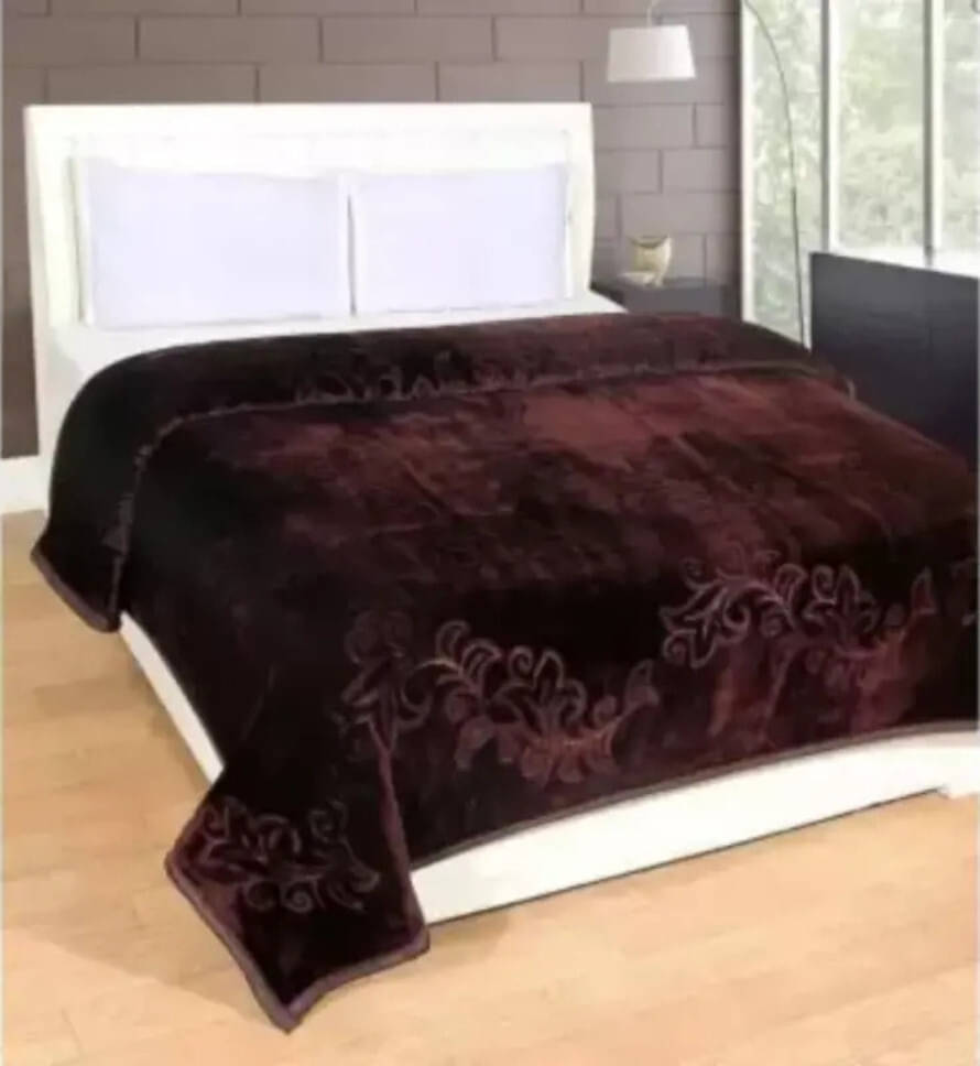 KHUSHRIT Mink Solid Single Bed Blanket ( 210 cm x 150 cm ) - Brown ( Pack of 1 ) KHUSHRIT Mink Solid Single Bed Blanket ( 210 cm x 150 cm ) - Brown ( Pack of 1 )
