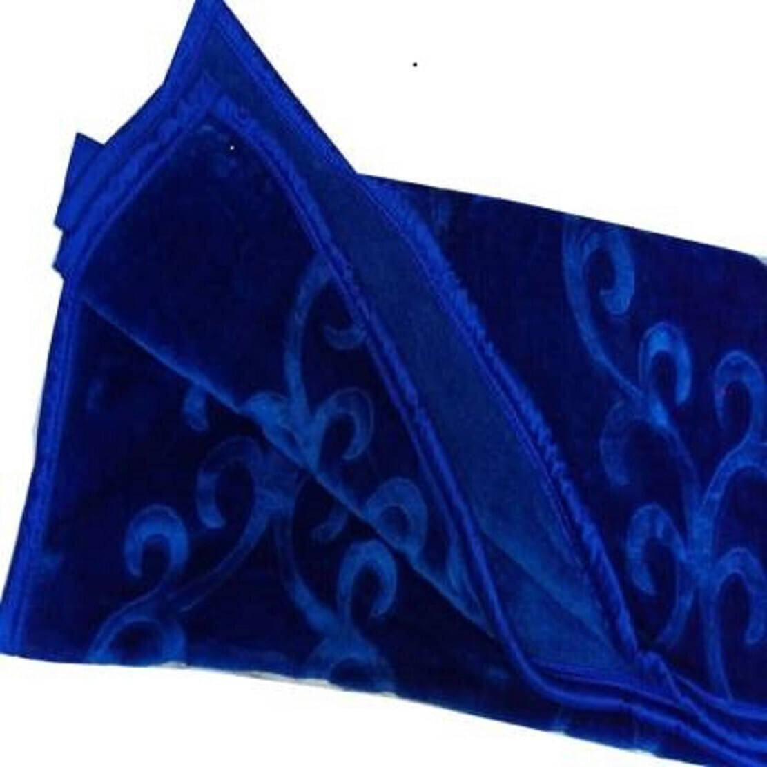     			KHUSHRIT Mink Solid Single Bed Blanket ( 210 cm x 150 cm ) - Blue ( Pack of 1 )