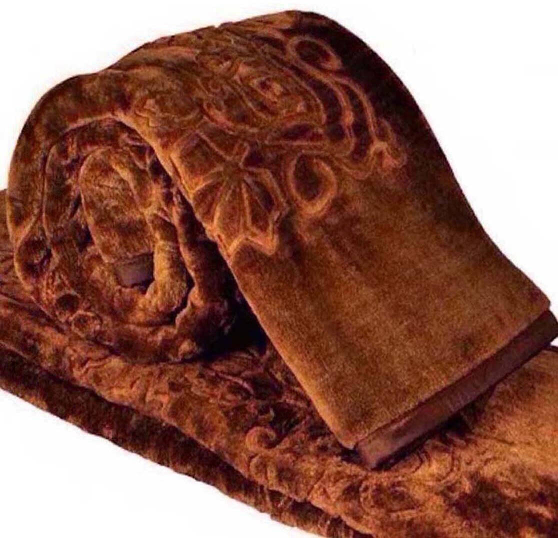 KHUSHRIT Mink Solid Single Bed Blanket ( 210 cm x 150 cm ) - Brown ( Pack of 1 ) KHUSHRIT Mink Solid Single Bed Blanket ( 210 cm x 150 cm ) - Brown ( Pack of 1 )