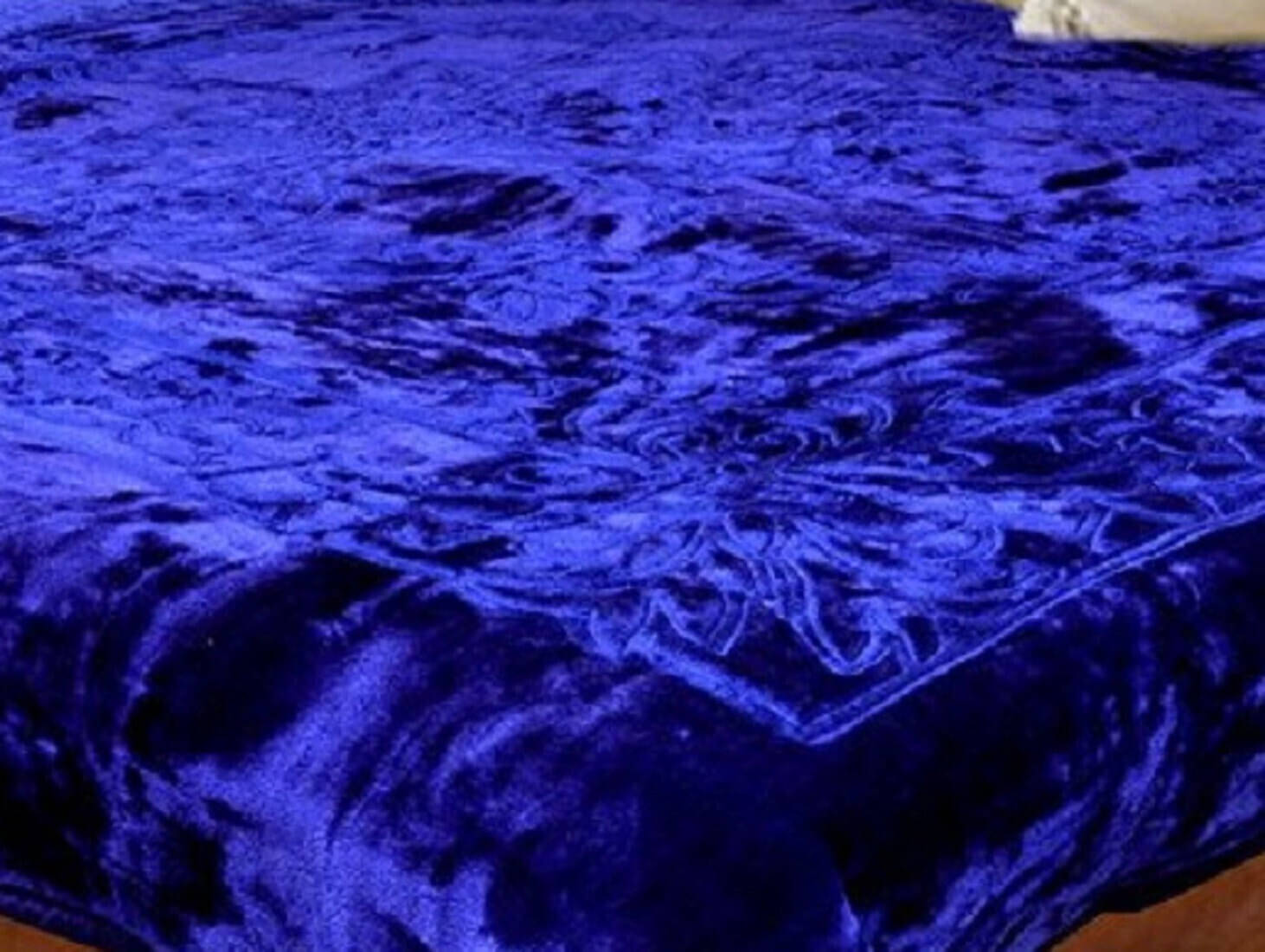 KHUSHRIT Mink Solid Single Bed Blanket ( 210 cm x 150 cm ) - Blue ( Pack of 1 ) KHUSHRIT Mink Solid Single Bed Blanket ( 210 cm x 150 cm ) - Blue ( Pack of 1 )