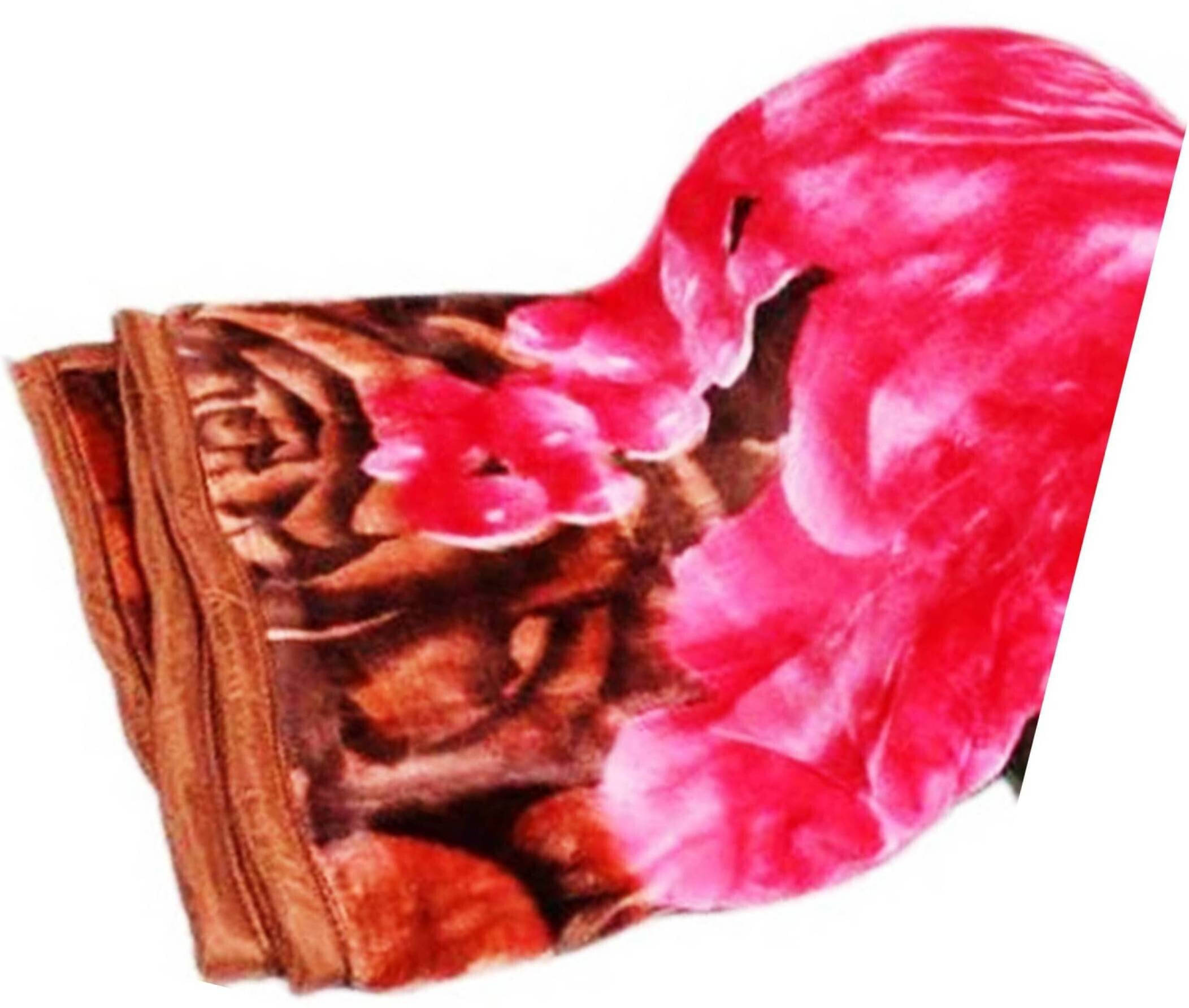     			KHUSHRIT Mink Solid Single Bed Blanket ( 220 cm x 150 cm ) - Multi ( Pack of 1 )
