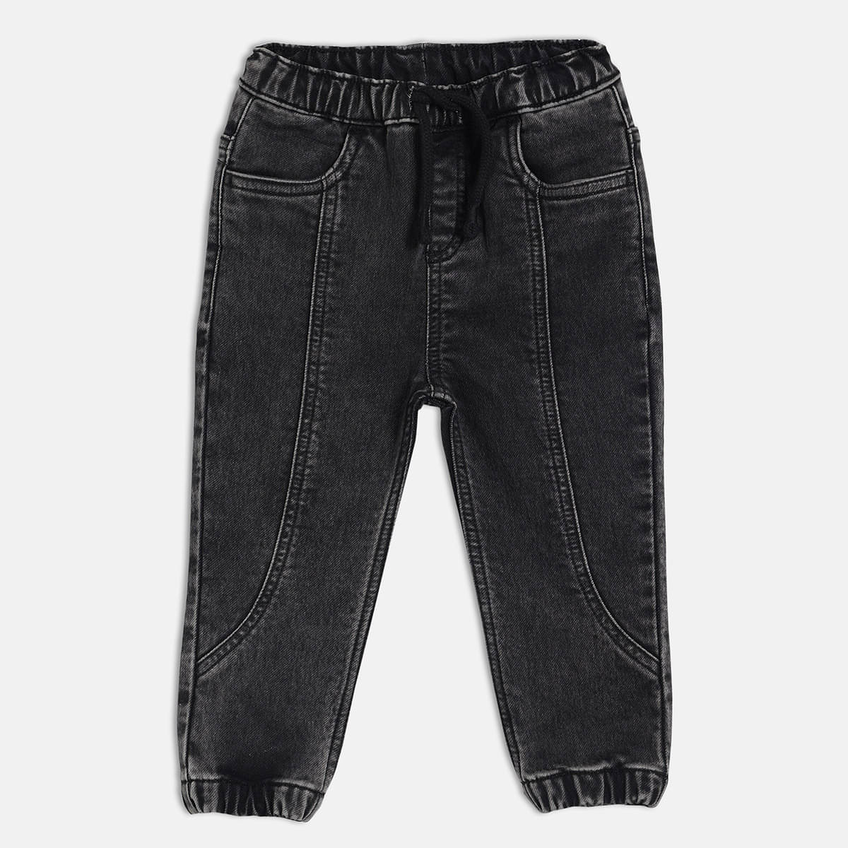     			MINI KLUB Pack of 1 Baby Boys Denim Jeans ( Black )