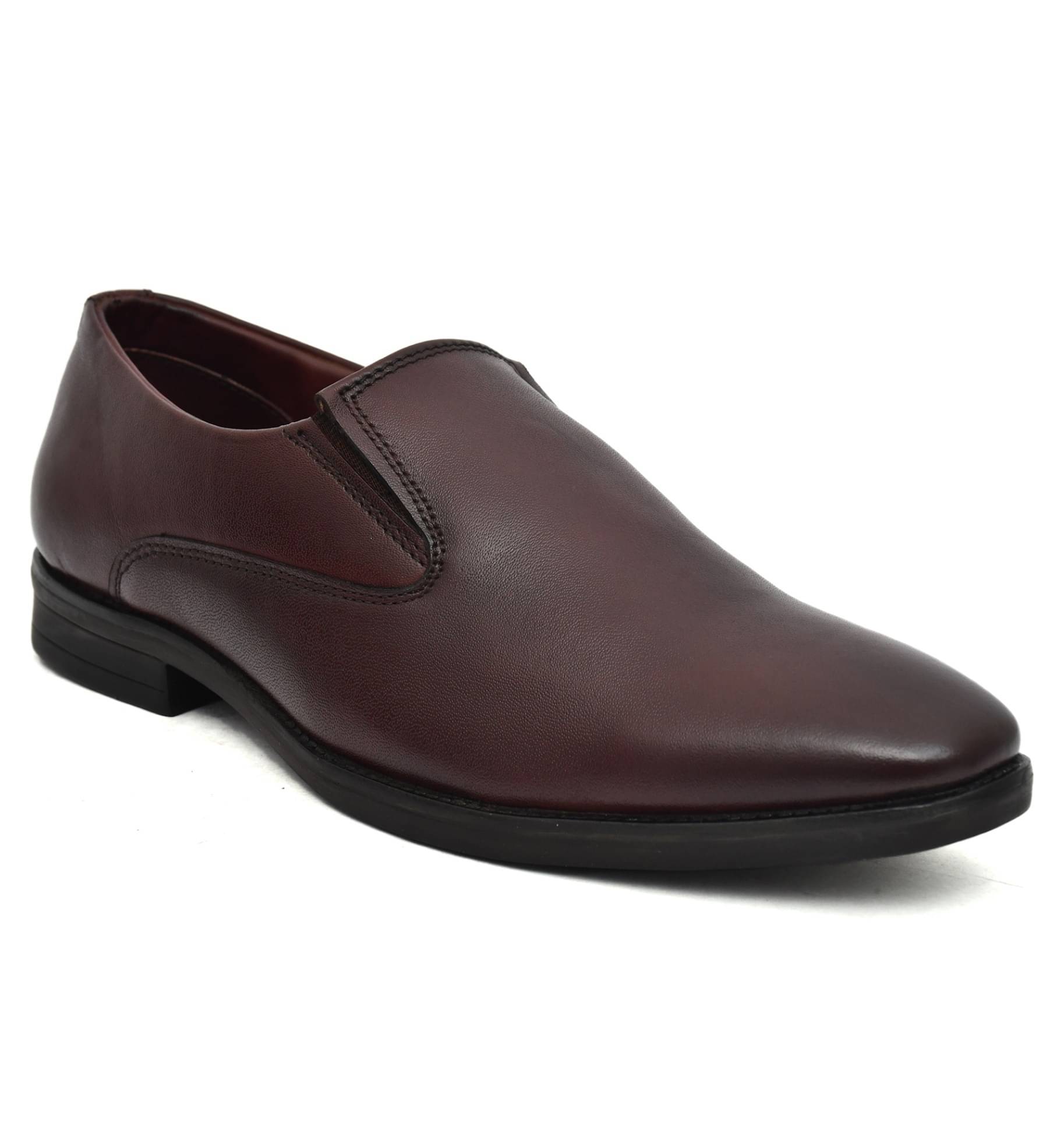 QUVADI Brown Men's Mocassin Formal Shoes QUVADI Brown Men's Mocassin Formal Shoes