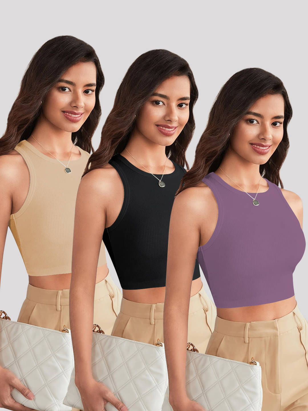 TOOCHKI Women's Lycra Tank Top ( Wine ) TOOCHKI Women's Lycra Tank Top ( Wine )