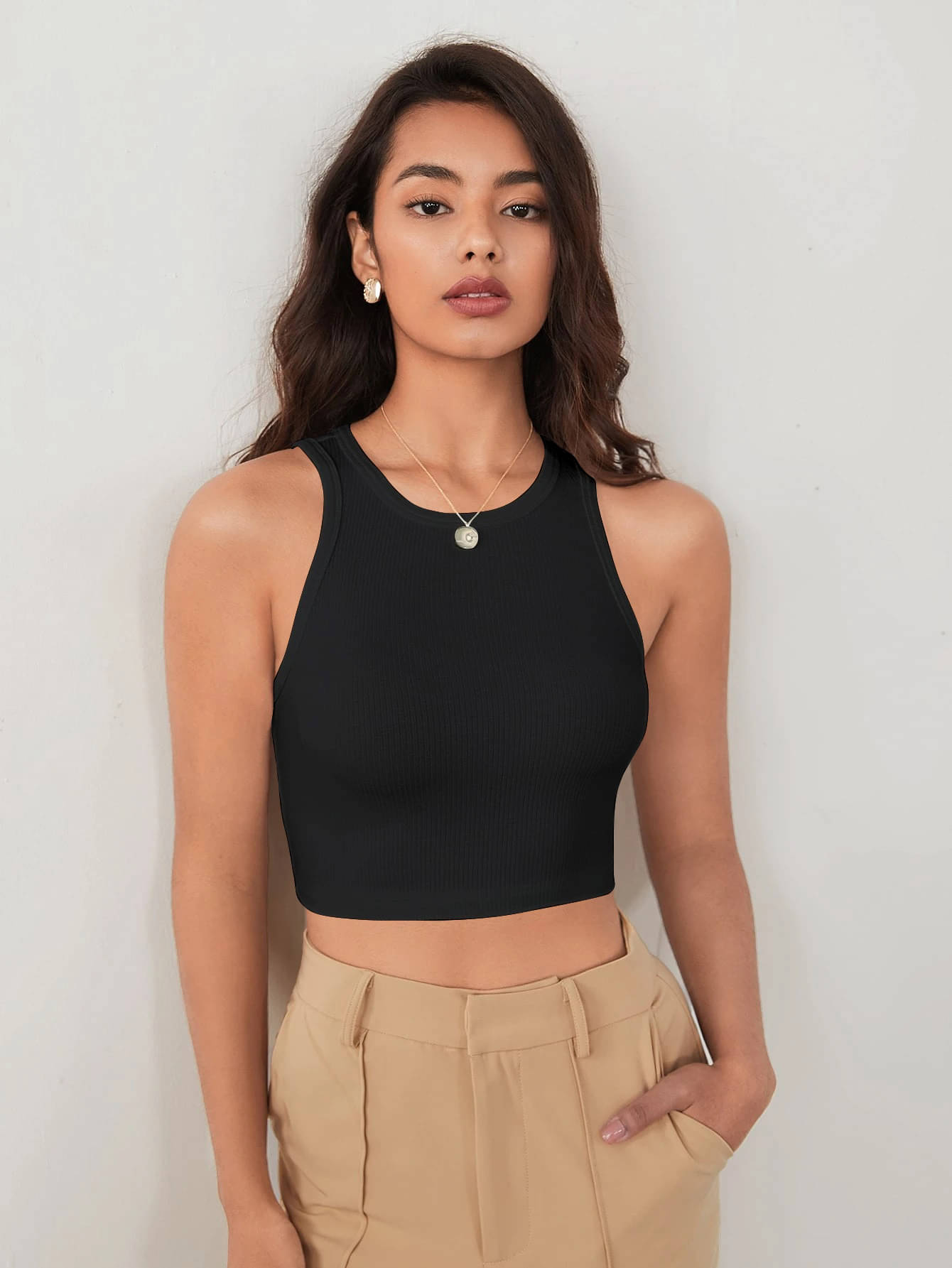 TOOCHKI Women's Lycra Tank Top ( Black ) TOOCHKI Women's Lycra Tank Top ( Black )