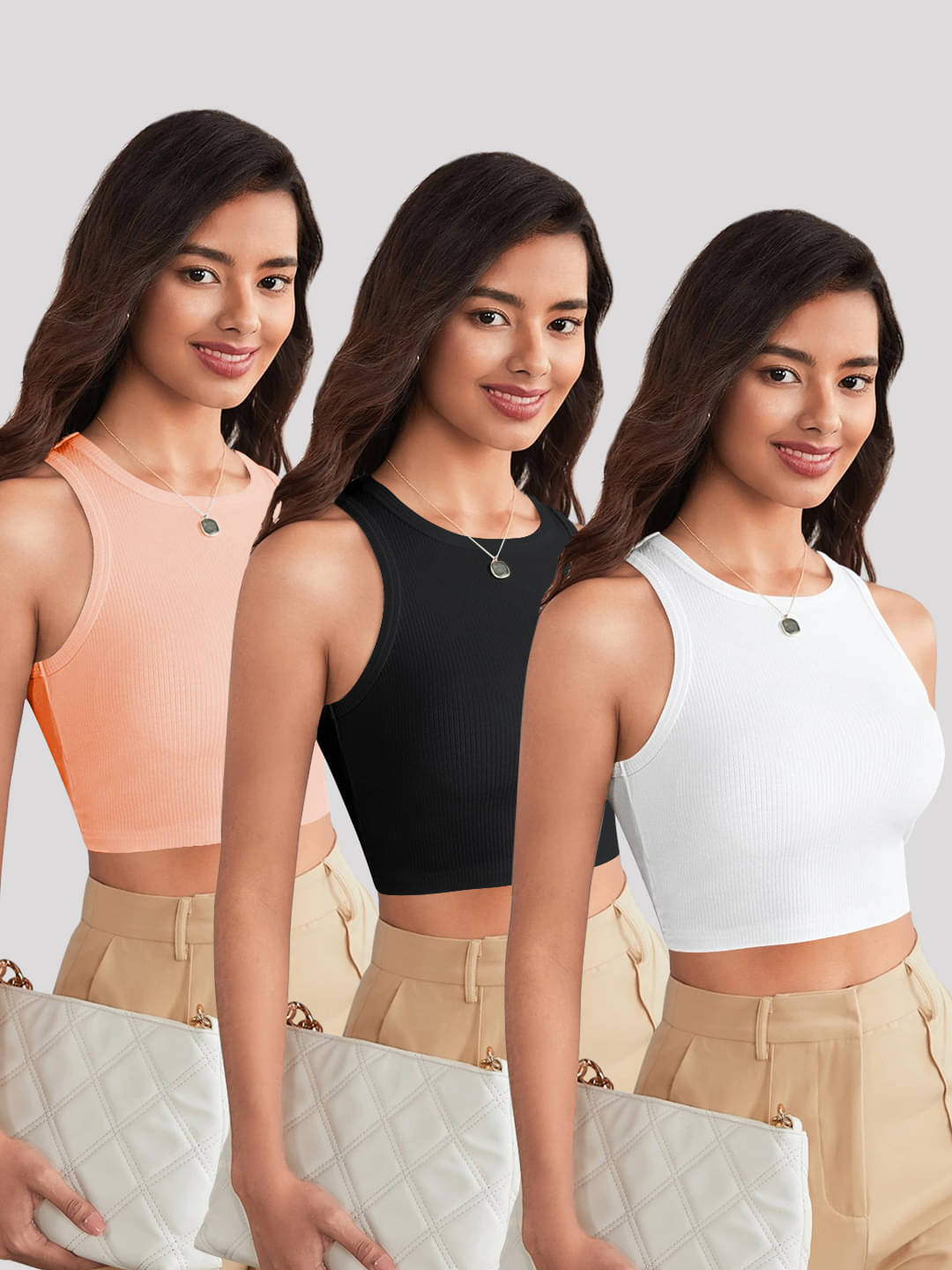 TOOCHKI Women's Lycra Tank Top ( Orange ) TOOCHKI Women's Lycra Tank Top ( Orange )