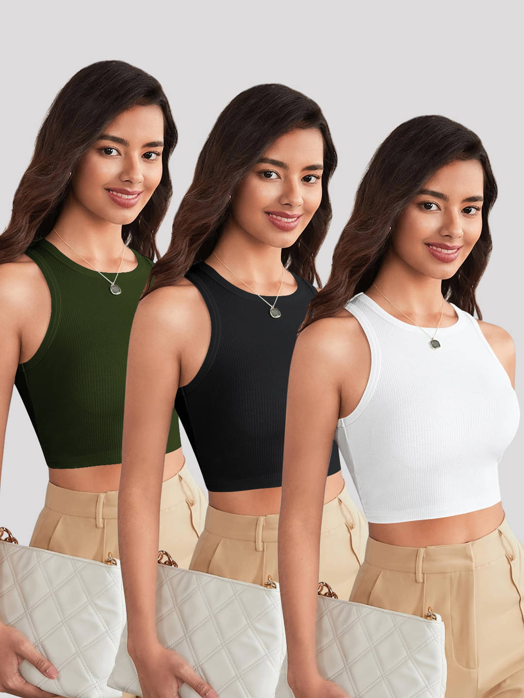 TOOCHKI Women's Lycra Tank Top ( Black )     			TOOCHKI Women's Lycra Tank Top ( Black )