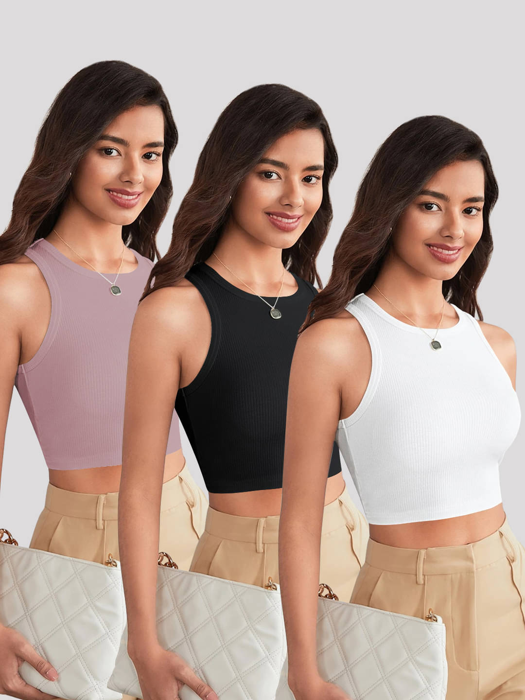     			TOOCHKI Women's Lycra Tank Top ( Multicolor 8 )