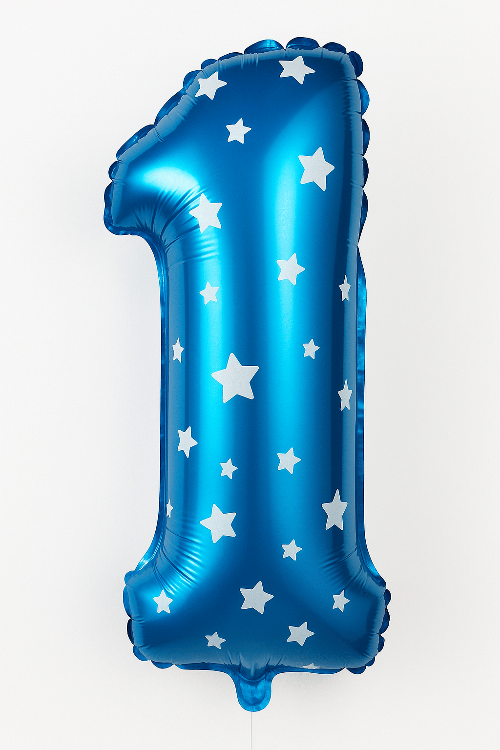     			16-Inch Four Foil Number Air or Helium Balloon – Blue Hearts – Pack of 1 | Party Decoration (Blue hearts Number 1)