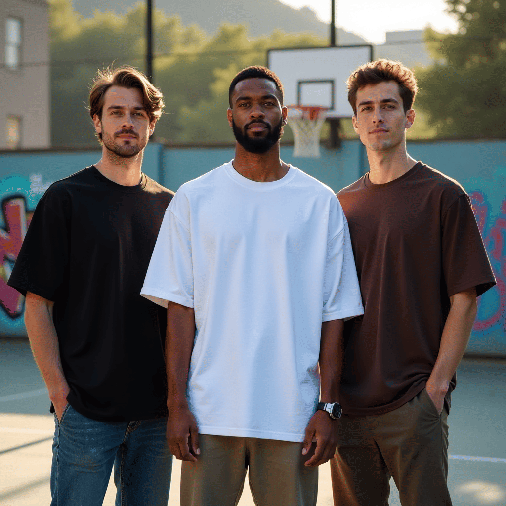 Diversify Men Cotton Blend Oversized Fit Solid T-Shirt ( Multicolor ) Diversify Men Cotton Blend Oversized Fit Solid T-Shirt ( Multicolor )