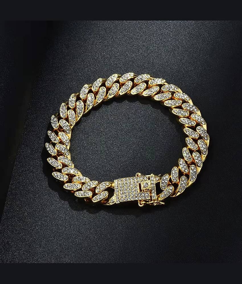 FASHION FRILL Gold Charm Bracelet ( Pack of 1 ) - Bangles & Bracelets | Buy online on ZillyBuy