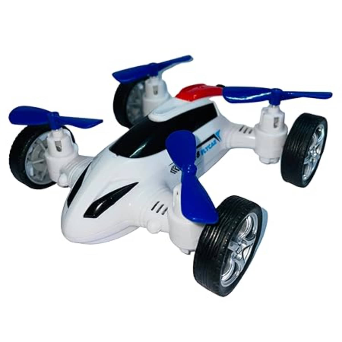 Friction Powered Kids Drone Car Toy, Look Like a Drone Pack of 1 (Multicolor) Friction Powered Kids Drone Car Toy, Look Like a Drone Pack of 1 (Multicolor)