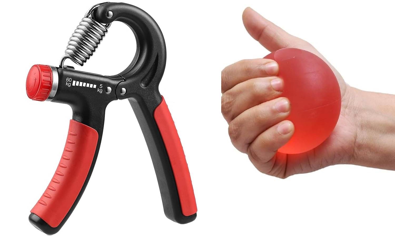 Gadget Deals combo- Hand gripper | Gel Exercise Ball | finger exercise equipment | finger exerciser - Hand Therapy | Physio Gel Ball |finger exerciser physiotherapy | stress relief ball | hand gripper 60 kg Gadget Deals combo- Hand gripper | Gel Exercise Ball | finger exercise equipment | finger exerciser - Hand Therapy | Physio Gel Ball |finger exerciser physiotherapy | stress relief ball | hand gripper 60 kg