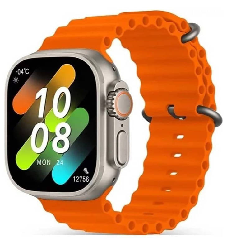     			HEDU T800 BT Calling Smart Watch with Strap Upto 1-2 days Backup ( ORANGE )
