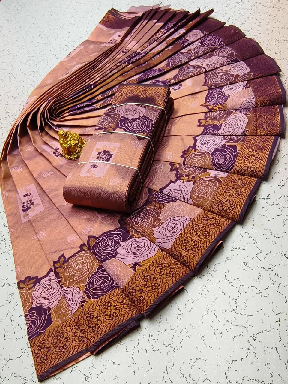 INDIAN SILKS Cotton Embroidered Banarasi saree With Unstitched Blouse Piece ( Multicolor 14 ) INDIAN SILKS Cotton Embroidered Banarasi saree With Unstitched Blouse Piece ( Multicolor 14 )