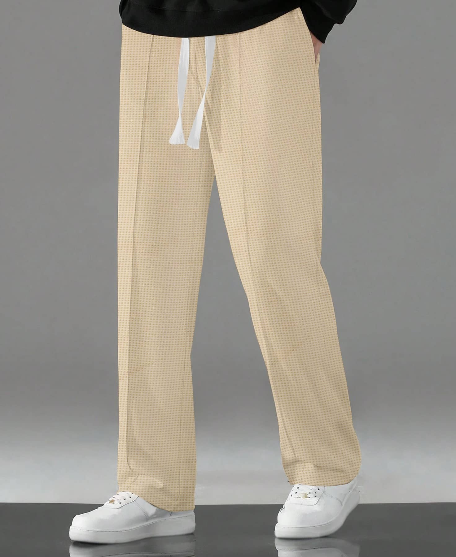 KAJARU Loose Men's Korean Pant - Coffee ( Pack of 1 ) - Trousers | Buy online on ZillyBuy