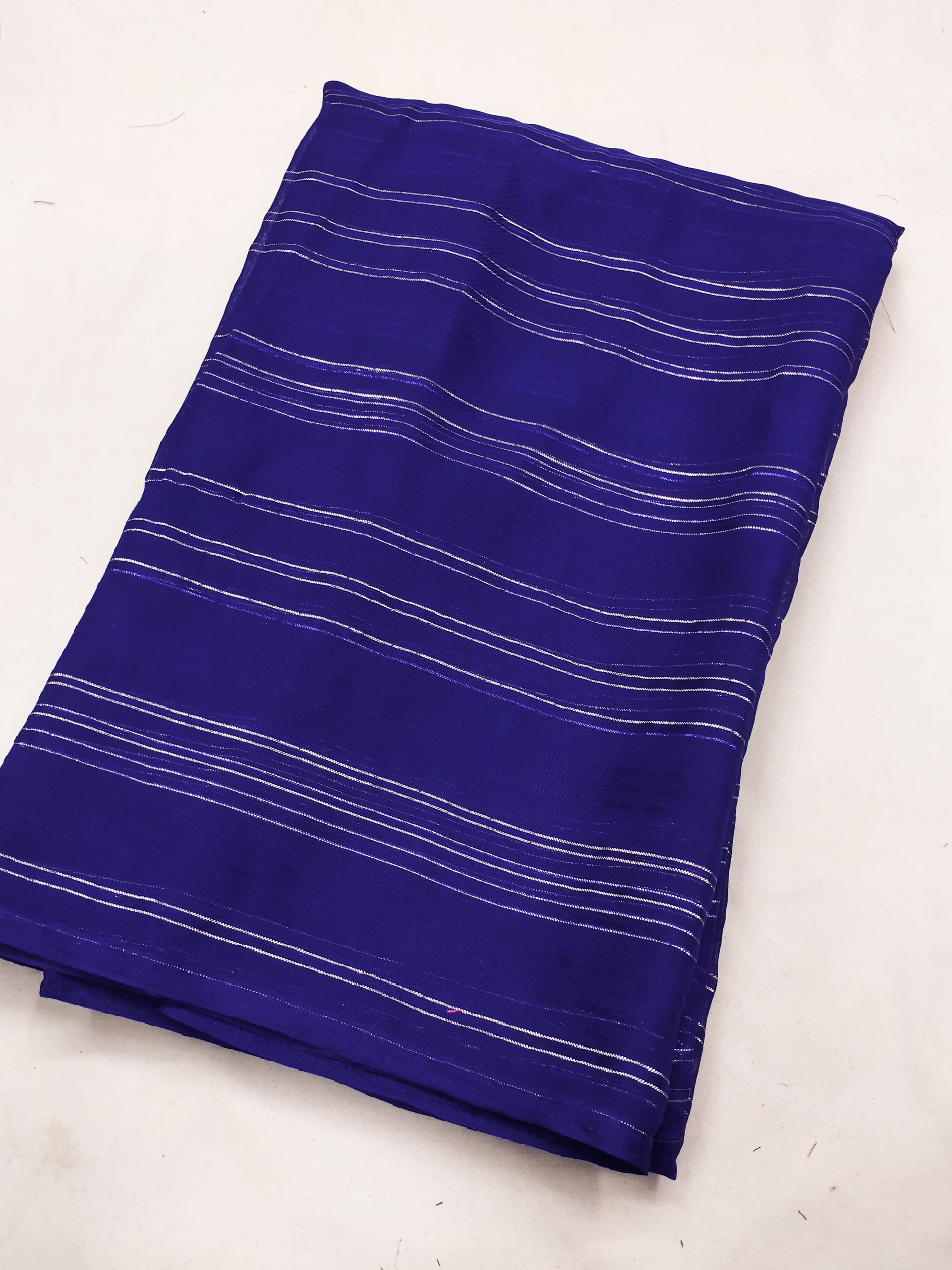 Kashvi Sarees Satin Embellished Chanderi saree With Unstitched Blouse Piece ( Blue ) Kashvi Sarees Satin Embellished Chanderi saree With Unstitched Blouse Piece ( Blue )