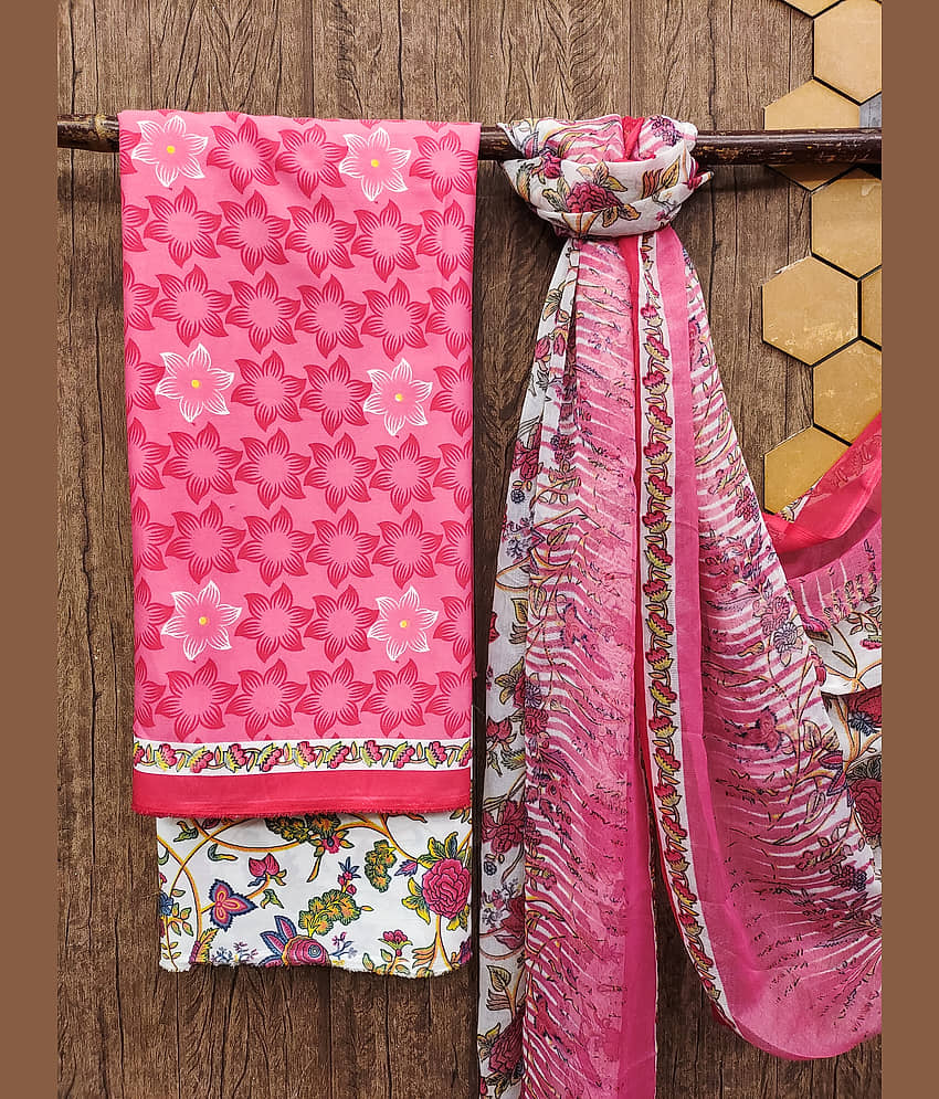 Kashvi Sarees Women Crepe Unstitched Dress Material ( White ) - Unstitched Fabrics | Buy online on ZillyBuy