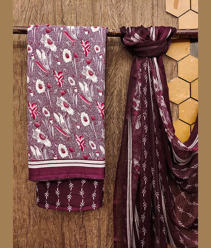 Kashvi Sarees Women Crepe Unstitched Dress Material ( Multicolor ) - Unstitched Fabrics | Buy online on ZillyBuy