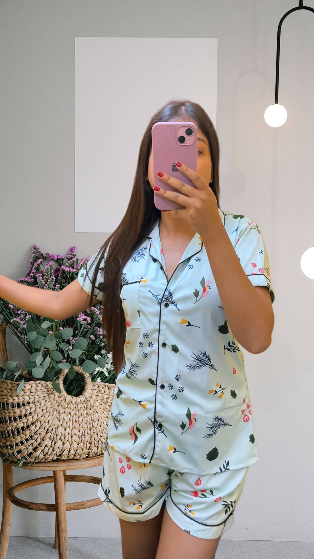     			Keyura Blue Lycra Women's Nightwear Nightsuit Sets ( Pack of 1 )